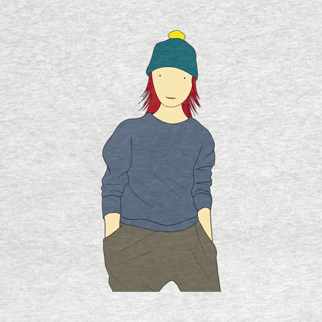 Girl wearing bobble hat by smithandco